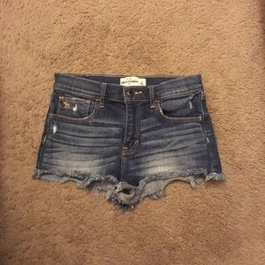 Abercrombie High-waisted Jean Shorts